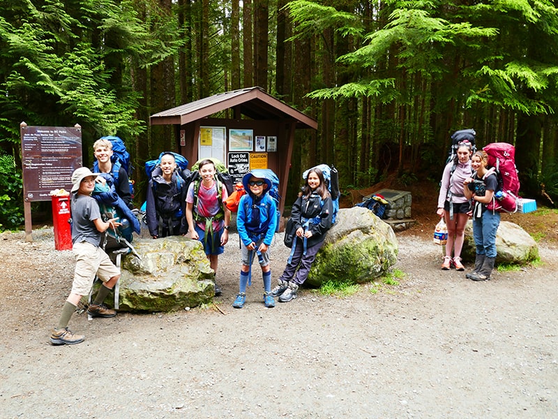 Westcoast youth hiking summer camp