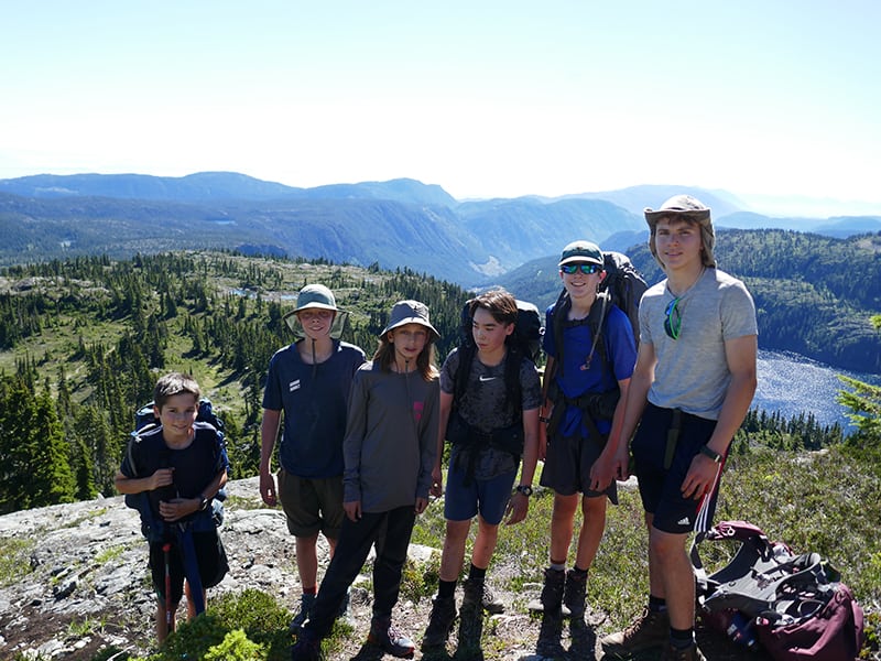 Victoria BC hiking summer camps for teens