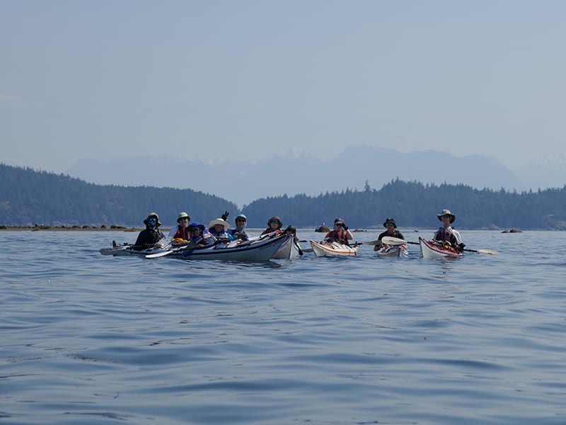 Victoria BC kayaking summer camps for teens