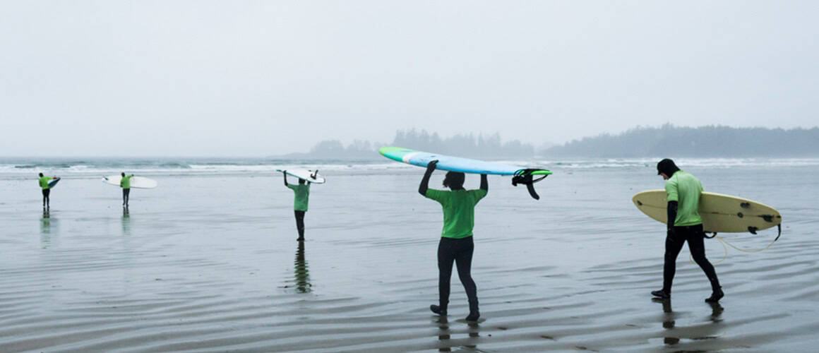 west coast surfing lessons for kids