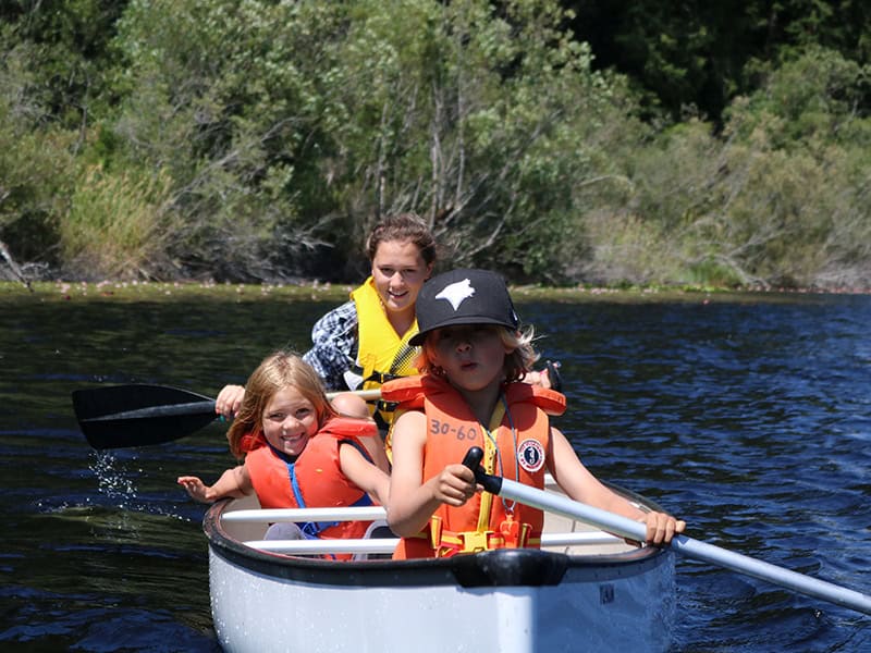 Day camp fun on Young Lake