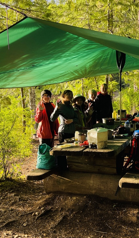 camping weekend on vancouver island