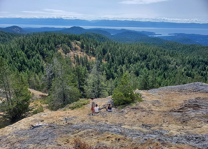 Guided hiking tours on Mount Empress, Sooke BC