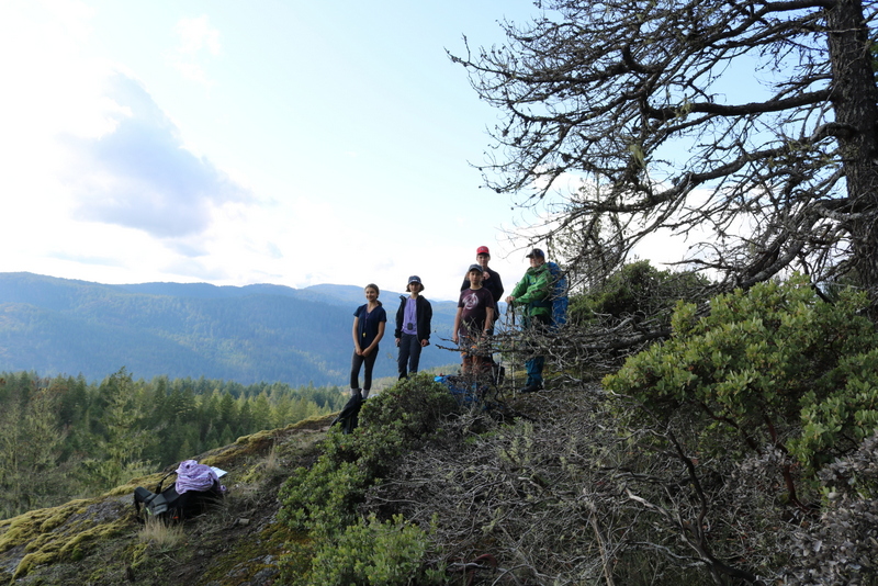 Hiking around sooke hills