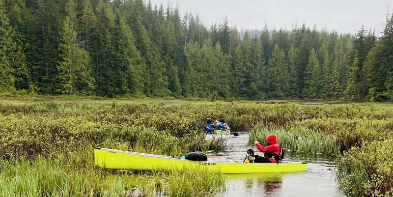 Victoria b.c. canoe adventure